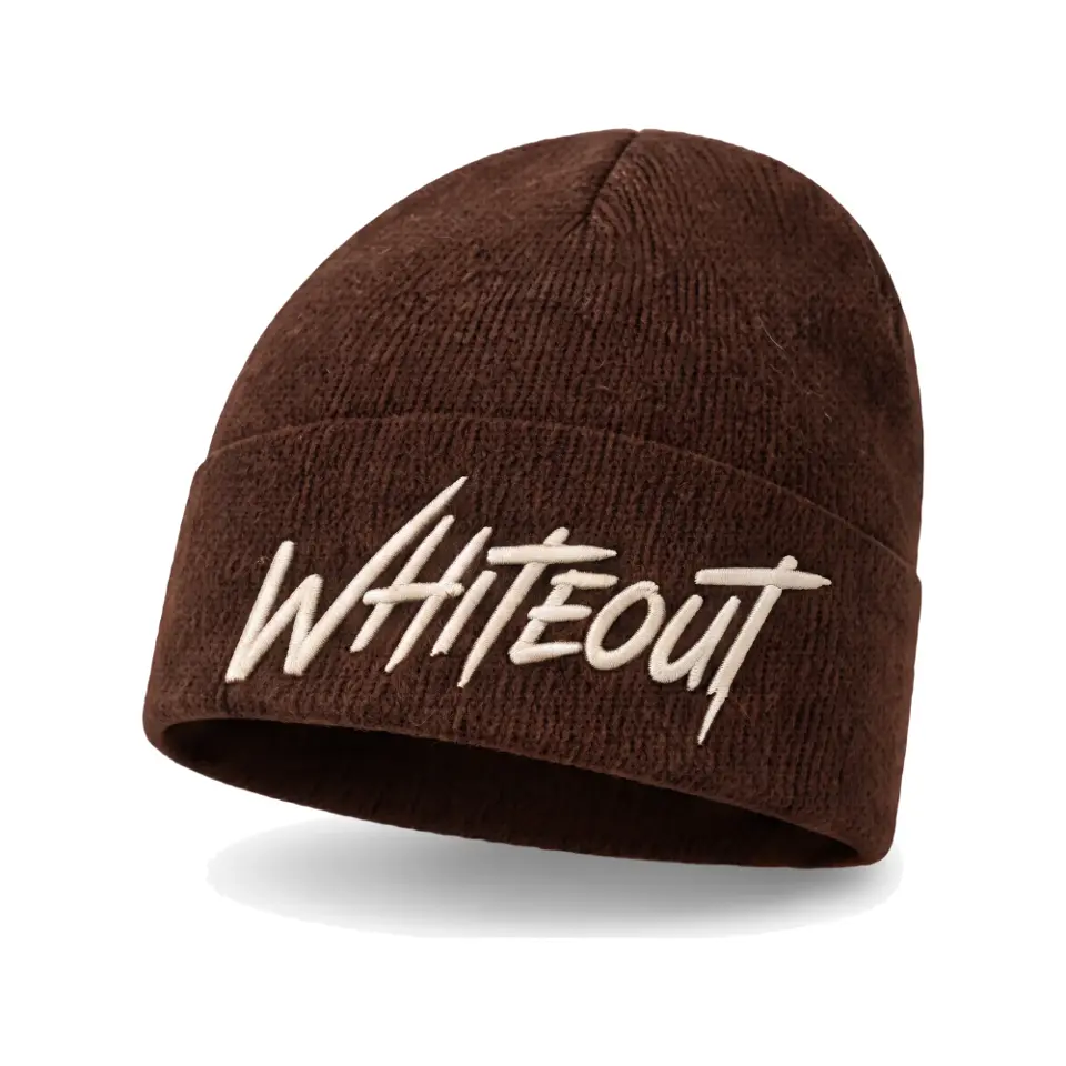 Chalet beanie in Chocolate on a white background