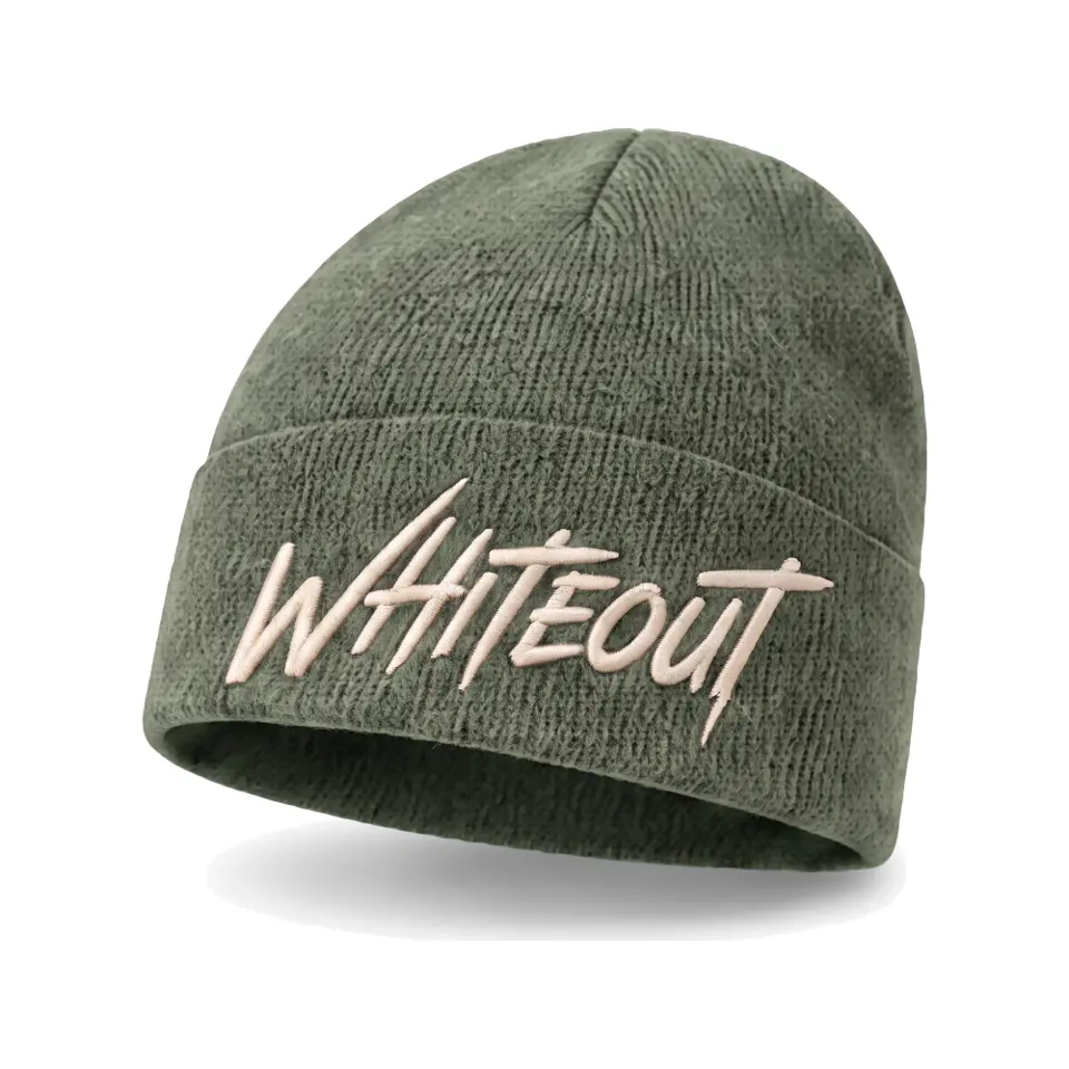 Chalet beanie in Sage on a white background