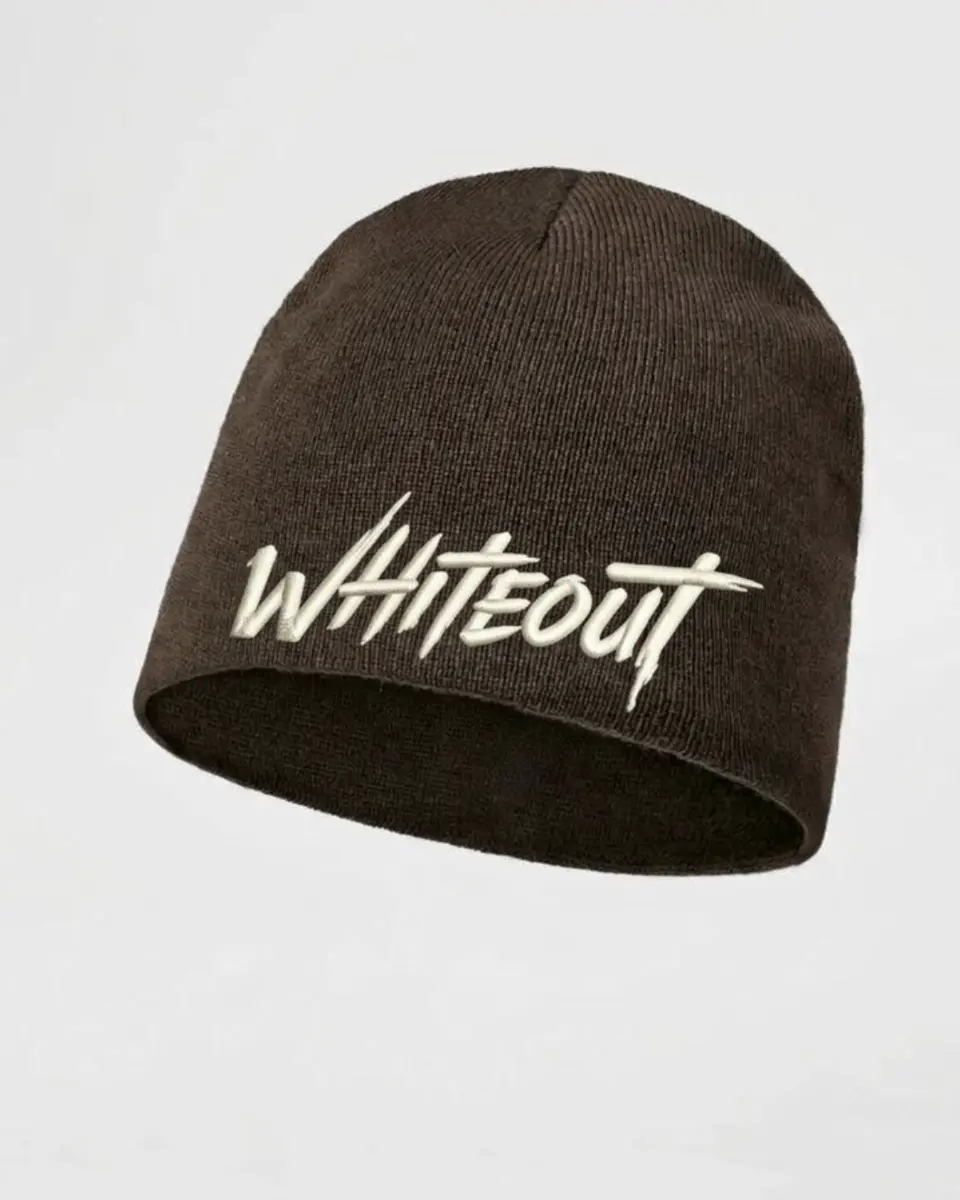 Ascent Skull Cap beanie in Brown on a white background