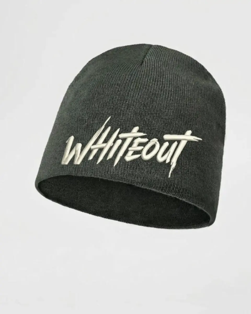 Ascent Skull Cap beanie in Dark Green on a white background