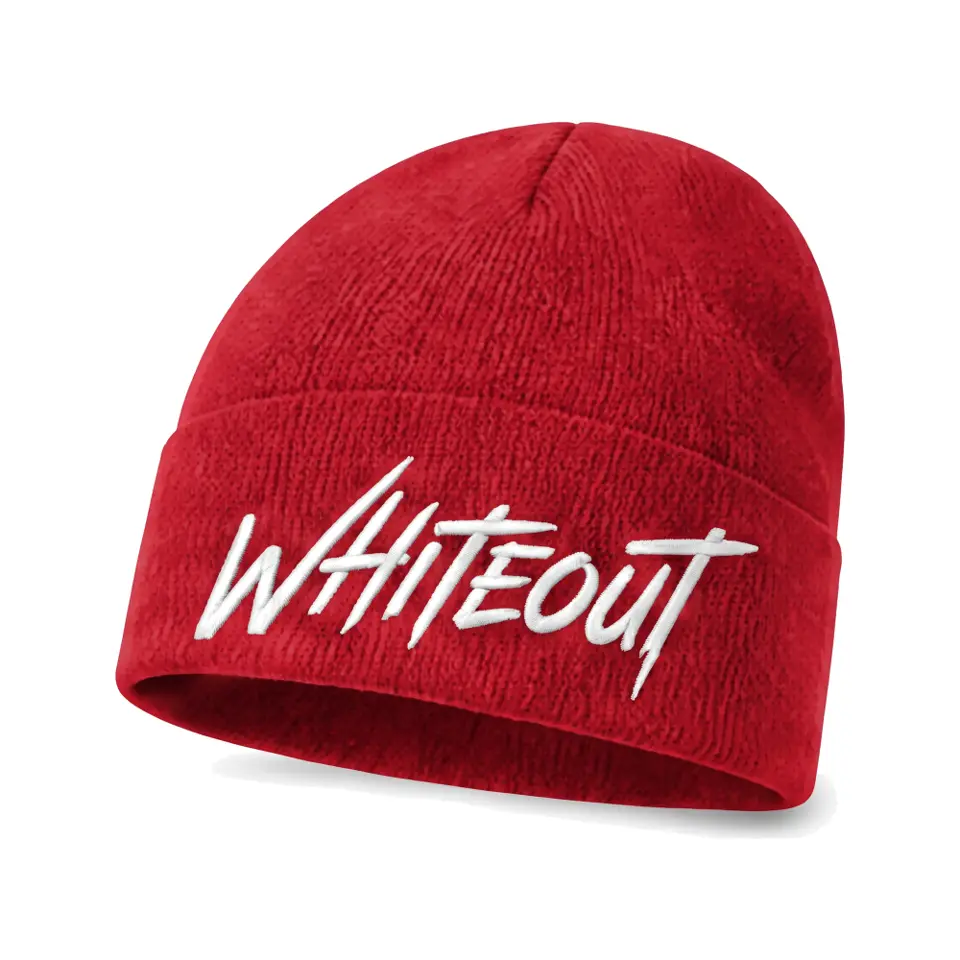 Chalet beanie in Crimson on a white background