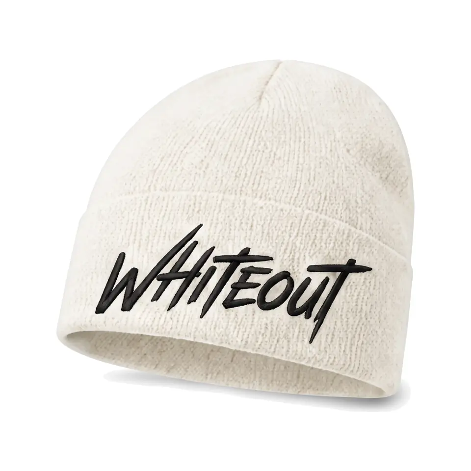 Chalet beanie in White on a white background