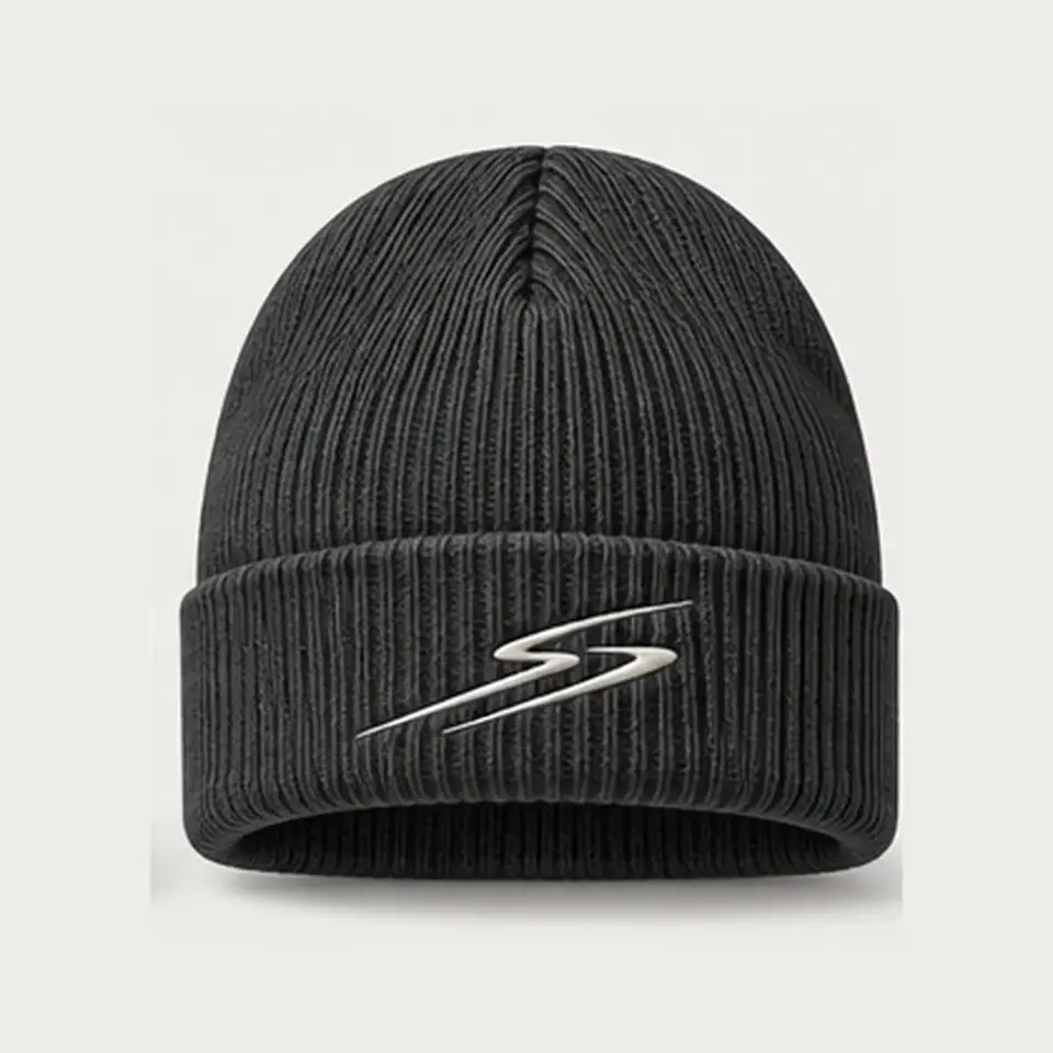 Drift beanie in Charcoal on a white background