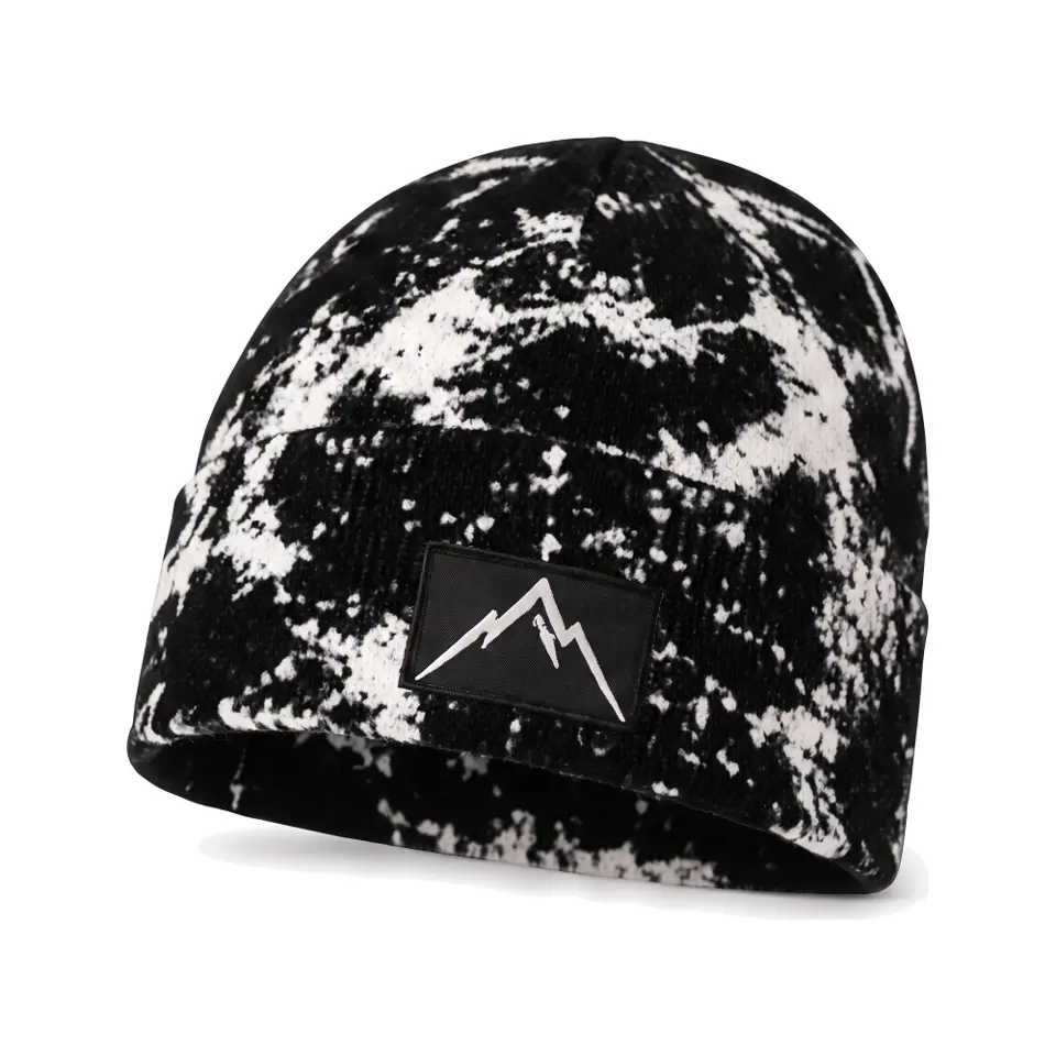 Haute Route beanie in Black on a white background