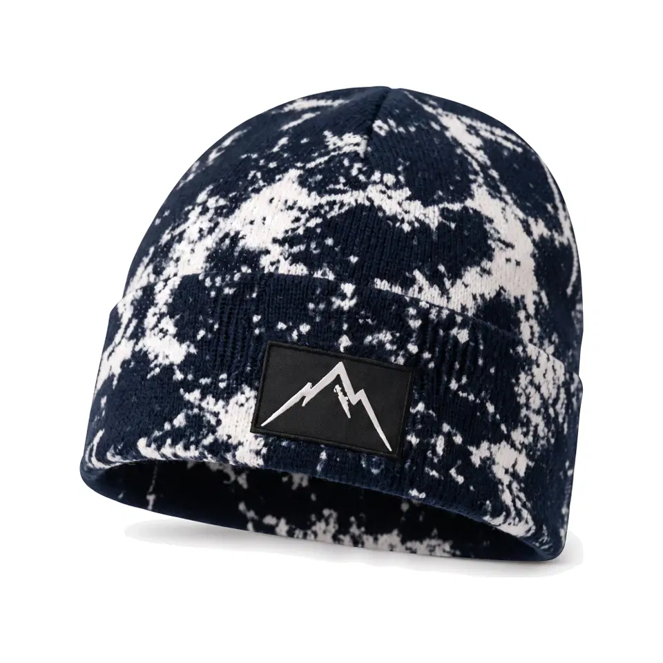 Haute Route beanie in Navy on a white background