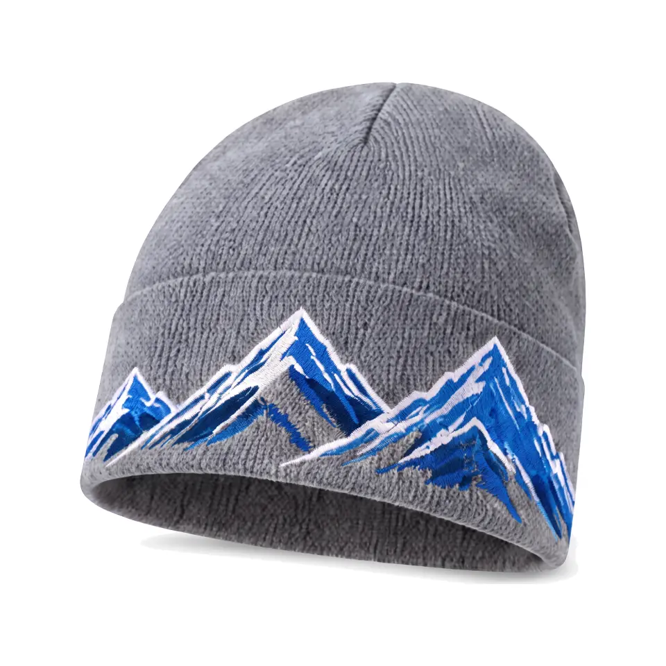 Windline beanie in Steel Grey on a white background