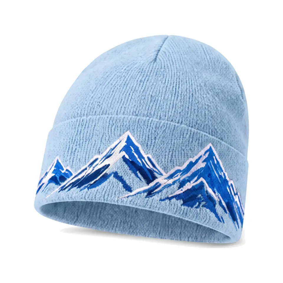 Windline beanie in Light Blue on a white background