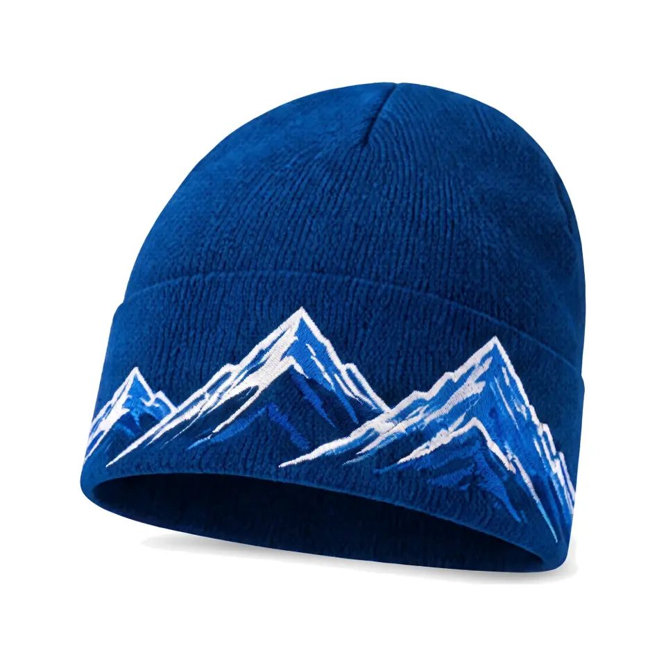 Windline beanie in Royal Blue on a white background