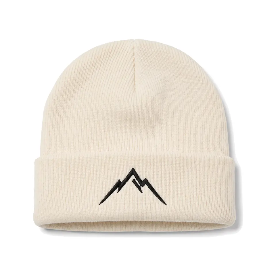 Lauber beanie in Ivory on a white background