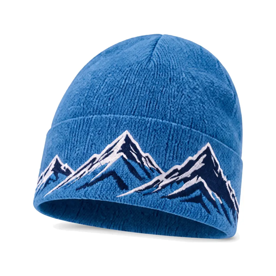 Windline beanie in Blue on a white background