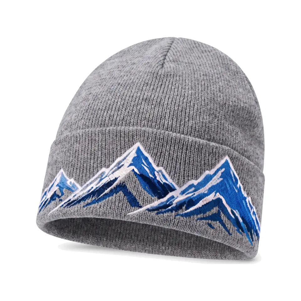 Windline beanie in Grey on a white background