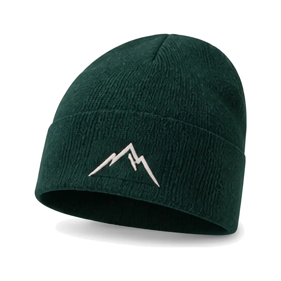 Atelier beanie in Forest on a white background