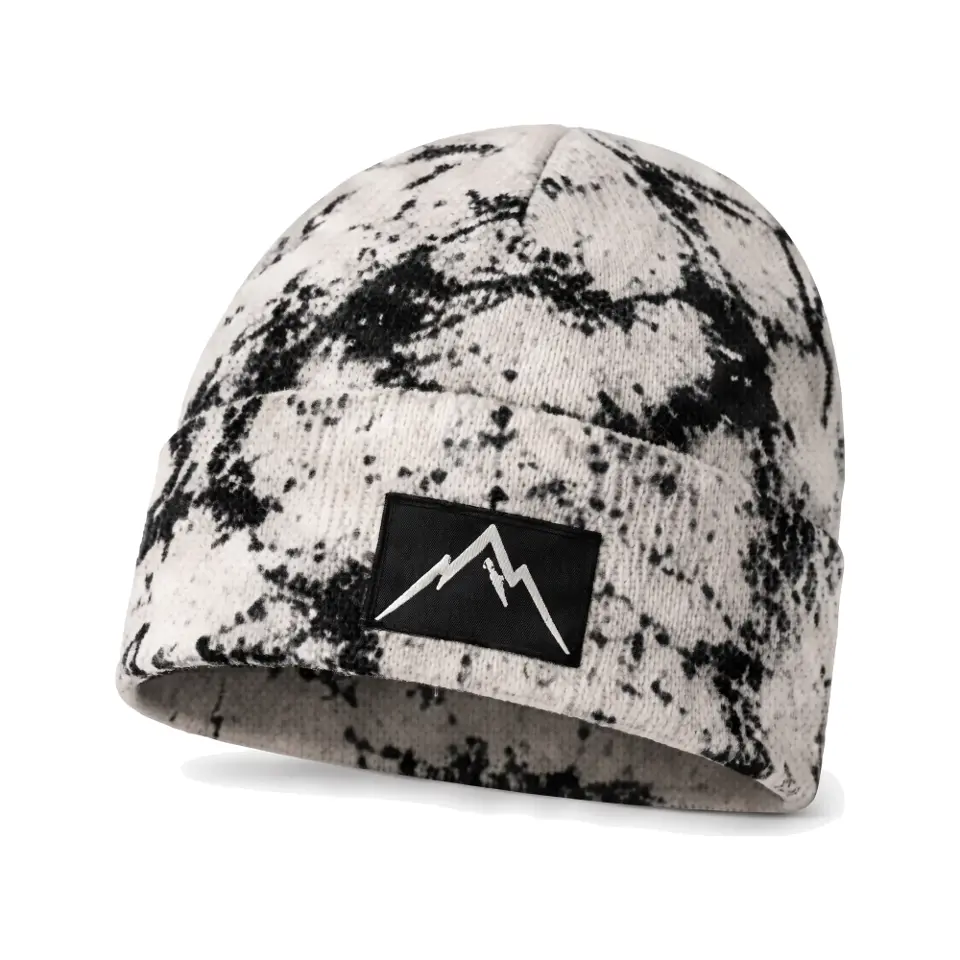 Haute Route beanie in Cream on a white background
