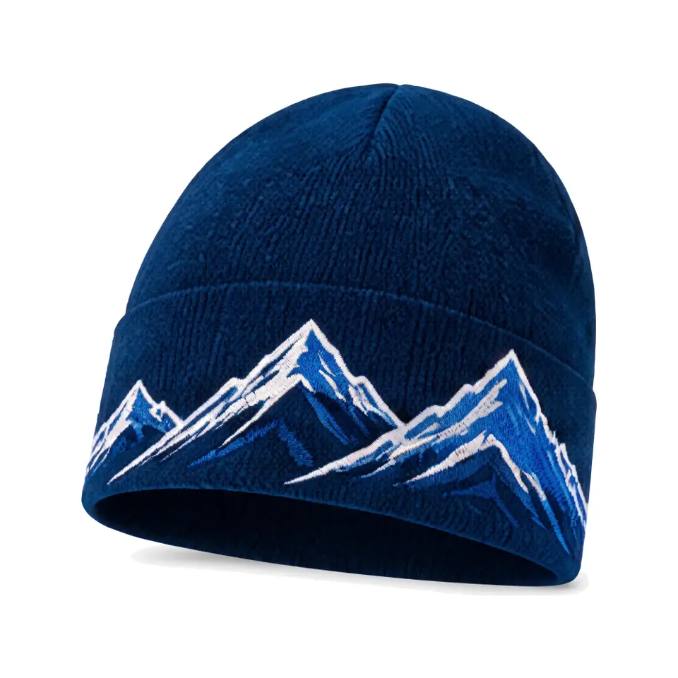 Windline beanie in Navy on a white background