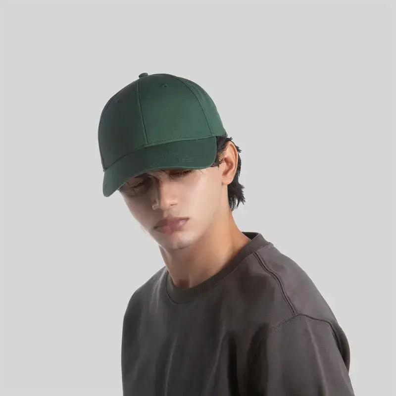 Mountain Structured Cap worn by a model