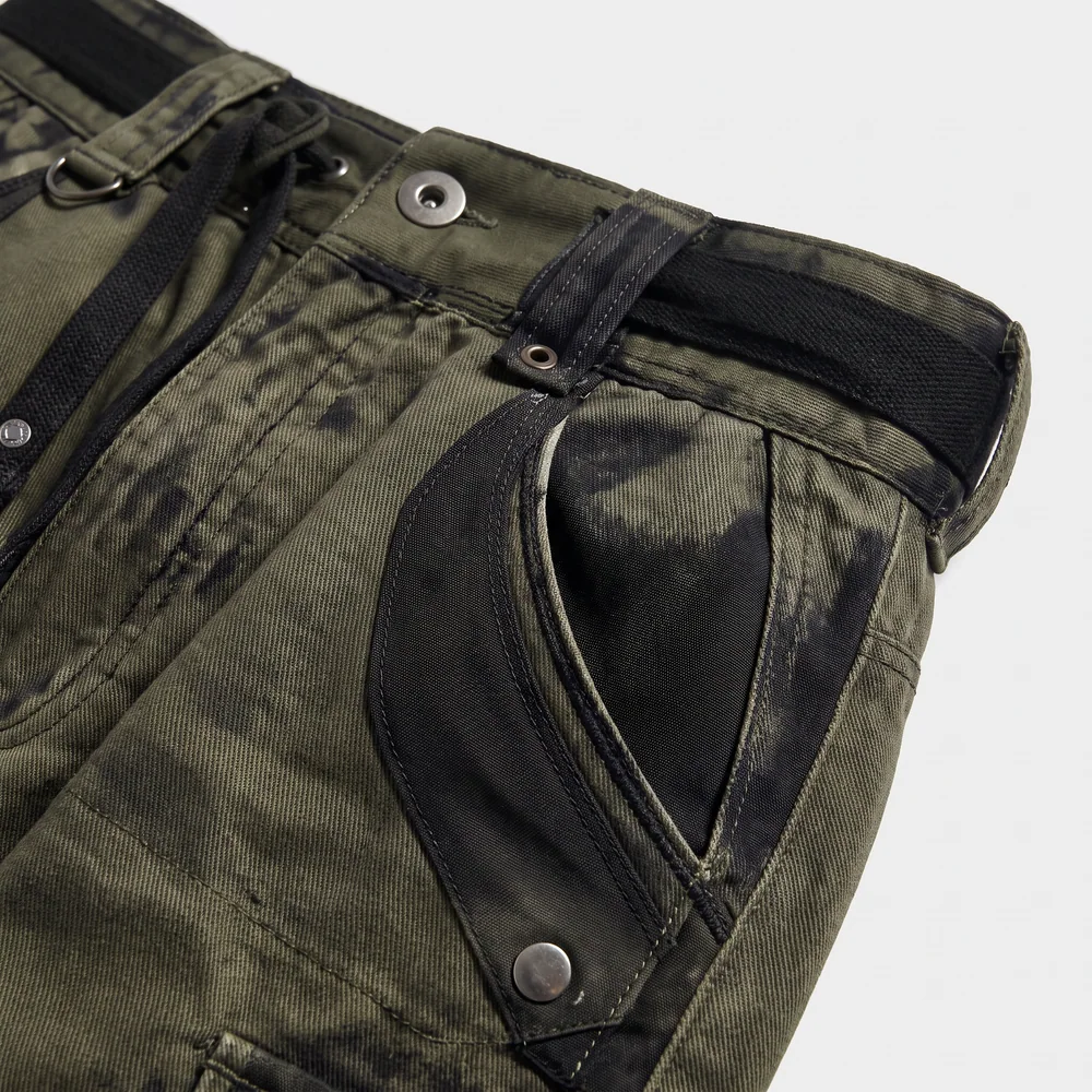 Alpine Olive: logo and embroidery close-up, concept render