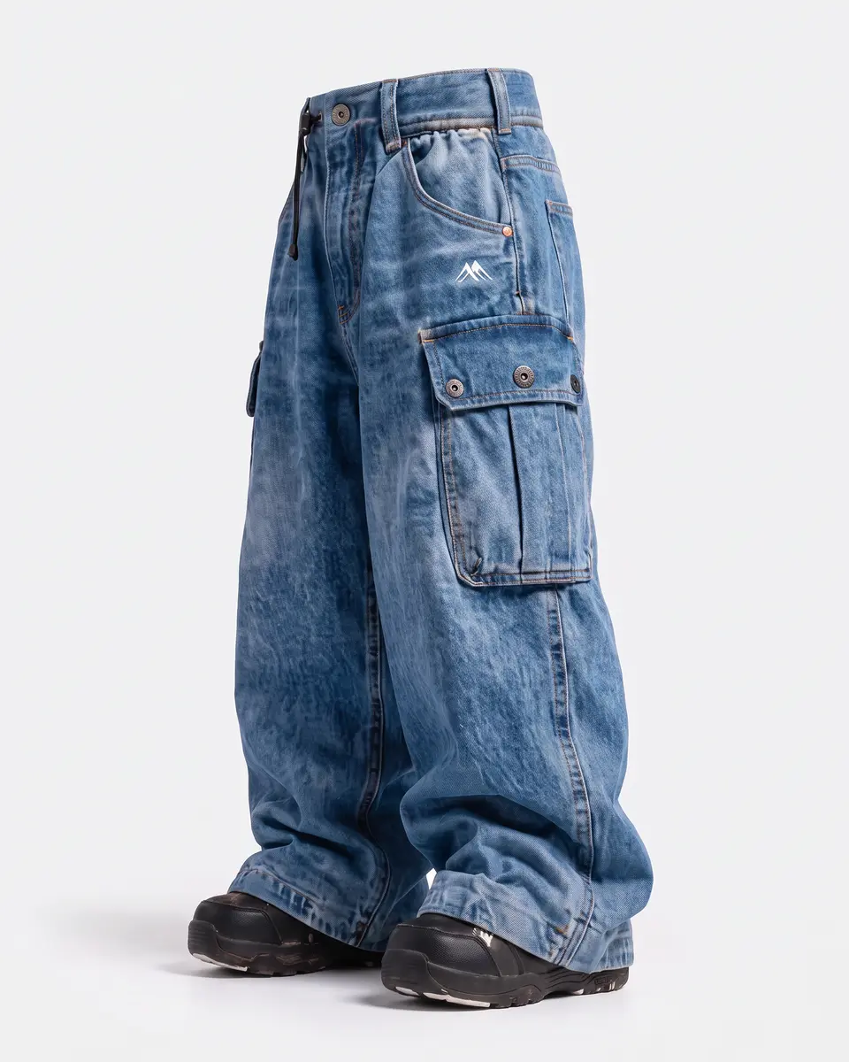Classic Denim Indigo: side studio view, concept render