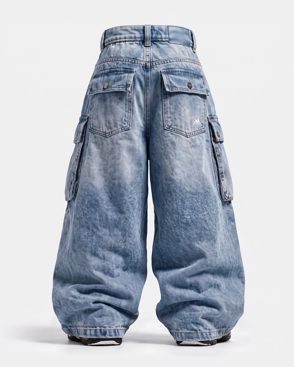 Denali Denim: back studio view, concept render