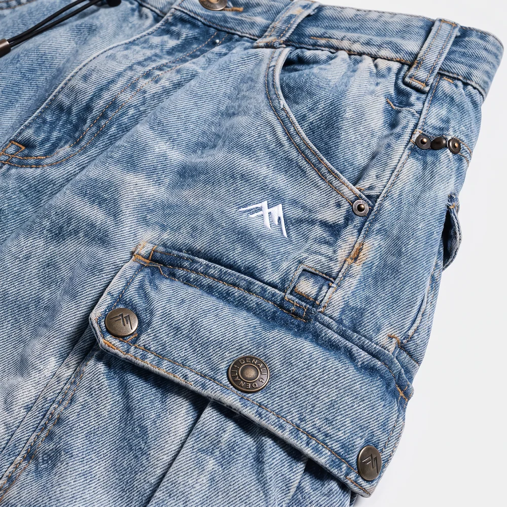 Denali Denim: fabric and construction close-up, concept render