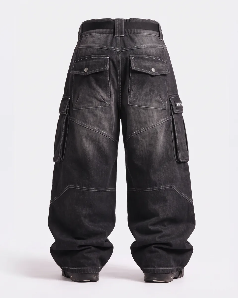 Denim Shadow Black Denim: back studio view, concept render