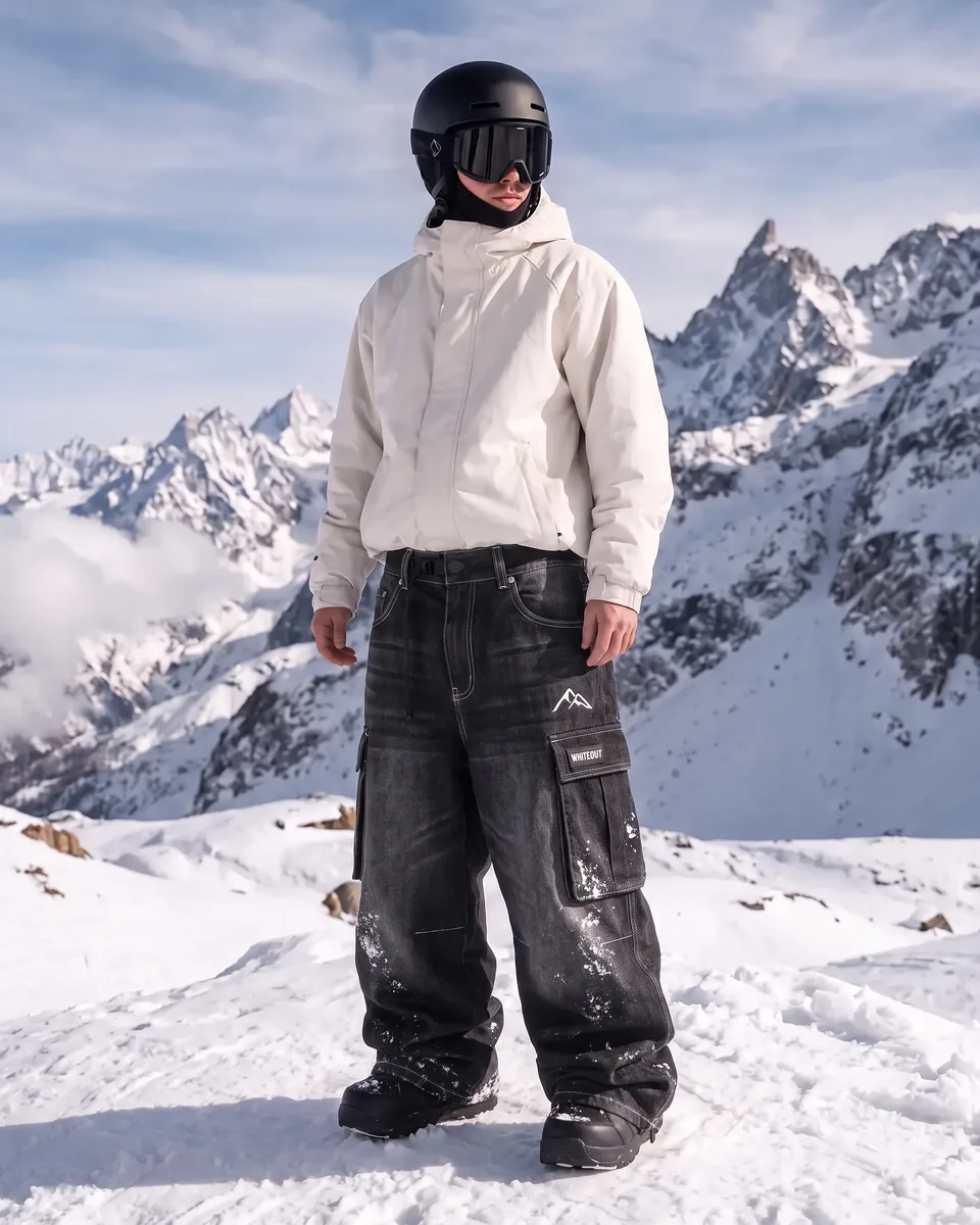 Denim Shadow Black Denim: on the mountain in denim shadow, concept render