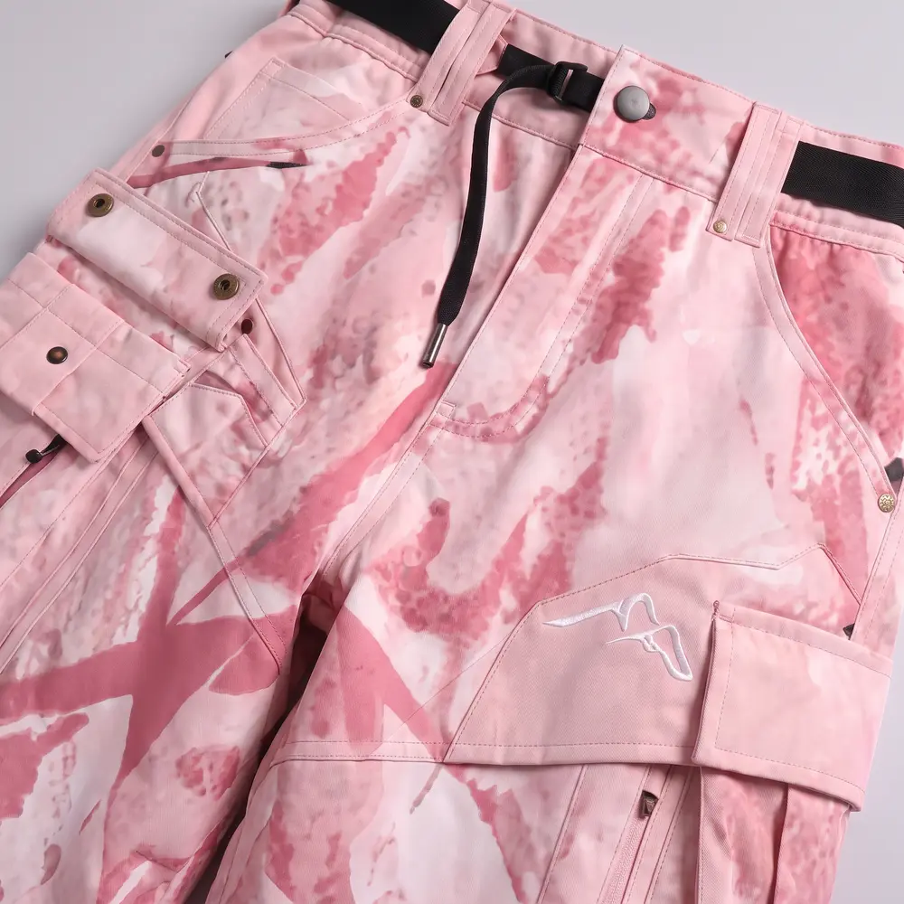 Pink Blush Camo Blush Camo: fabric and construction close-up, concept render