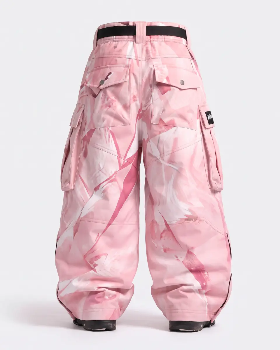 Pink Starfall Pink / White Shards: back studio view, concept render
