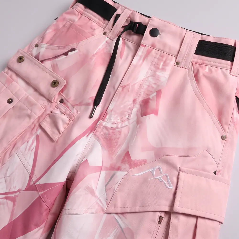 Pink Starfall Pink / White Shards: fabric and construction close-up, concept render