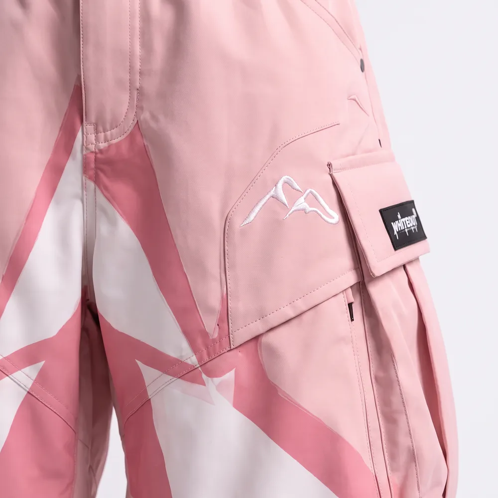 Pink Volt Pink / White: logo and embroidery close-up, concept render