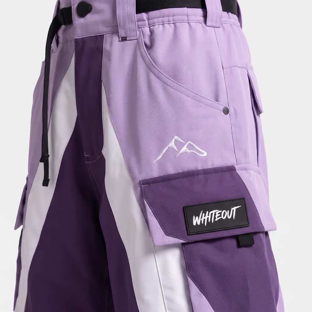 Purple Ascend Lavender / Violet: logo and embroidery close-up, concept render