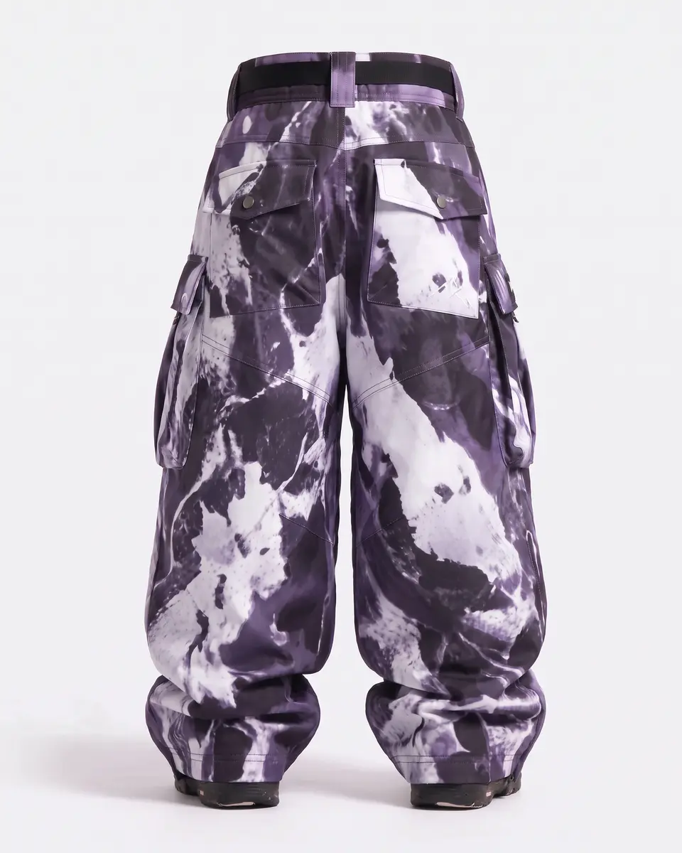 Purple Eclipse Black / Violet Marble: back studio view, concept render
