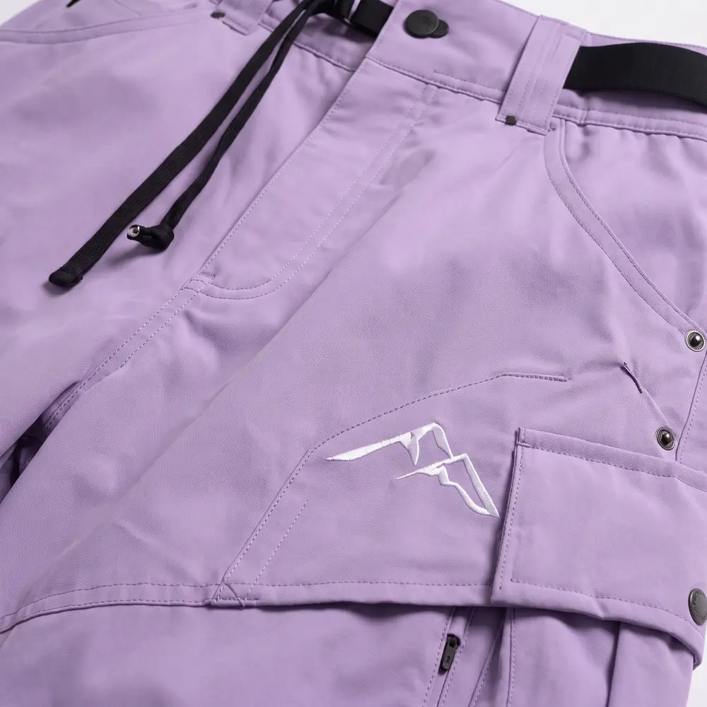 Basic Purple Lavender: fabric and construction close-up, concept render