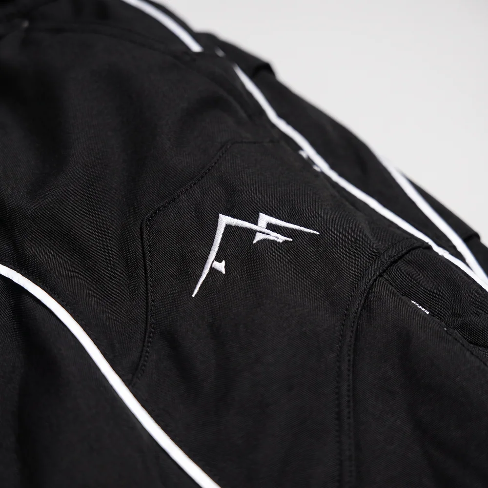 Summit Reflective: logo and embroidery close-up, concept render