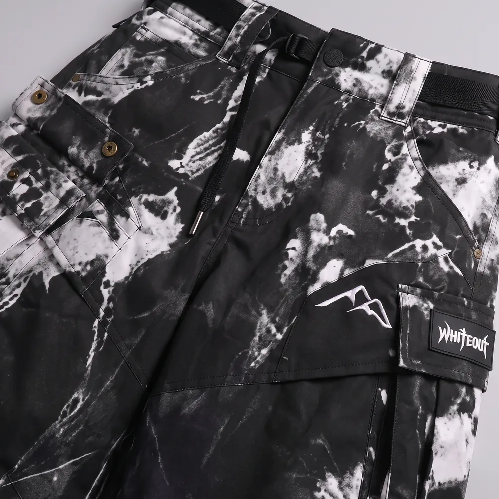 Summit Obsidian Black / Ink Wash: fabric and construction close-up, concept render