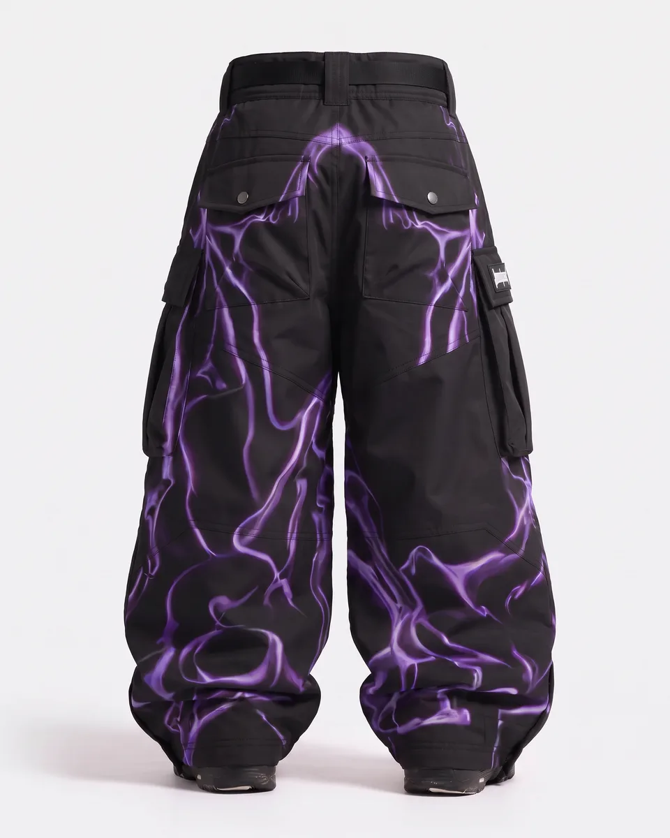 Summit Voltage Black / Purple Lightning: back studio view, concept render