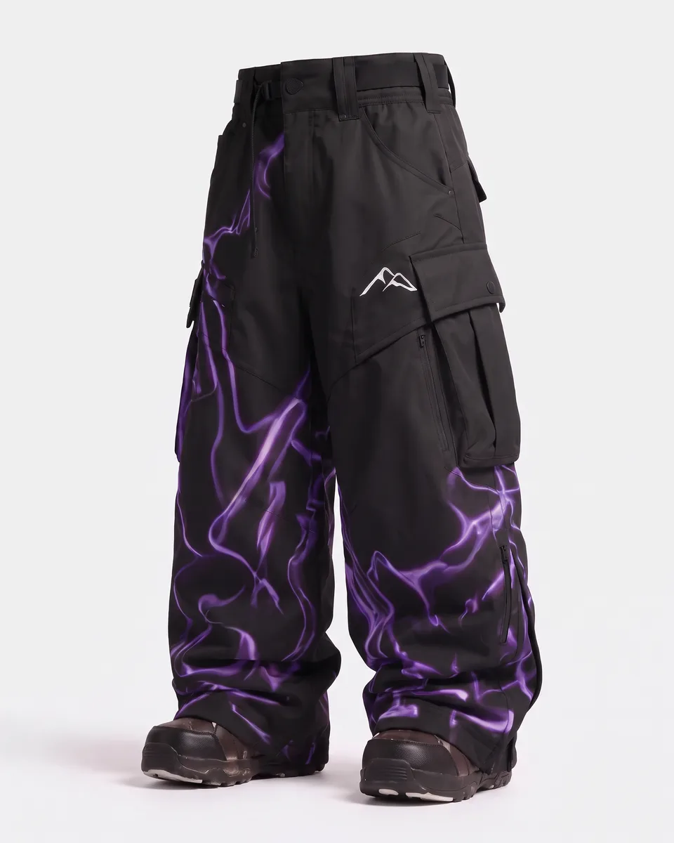 Summit Voltage Black / Purple Lightning: side studio view, concept render