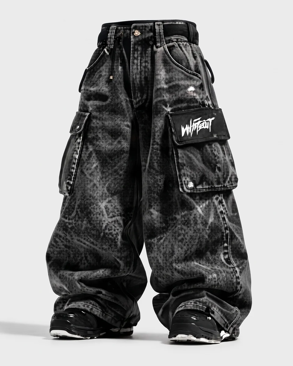 Tundra snow pants in Wash, front view concept render